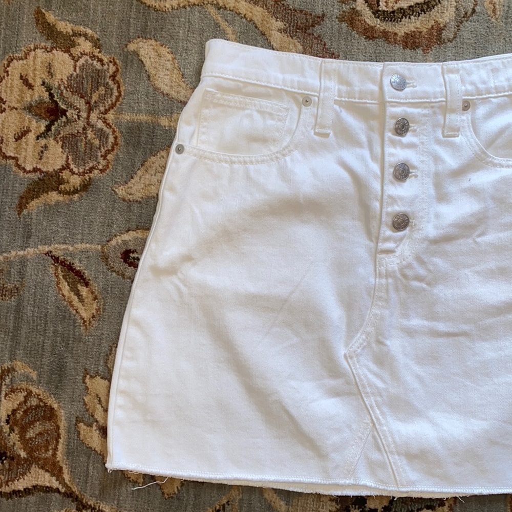 Madewell denim skirt